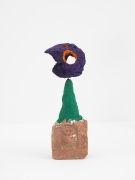 Driftloaf (Purple/ Orange), 2015, brick, wire, paint, papier-m&acirc;ch&eacute;, bread
