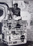Jean-Michel Basquiat, 2003, graphite on paper