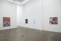 Jane Freilicher, Mira Dancy, Daniel Heidkamp, installation view at Derek Eller Gallery, New York