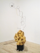 Cloud Minder, 2012, foam, metal, plaster, yarn, enamel, paper mach&eacute;