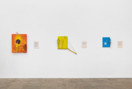 Tom Thayer,&nbsp;Make a Pinch Pot Out of Your Mouth, installation view at Derek Eller Gallery, New York