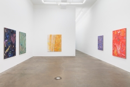Clare Grill, installation view of There&#039;s the Air at Derek Eller Gallery, 2021