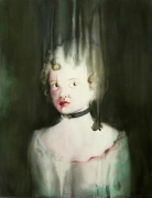Choker,&nbsp;2004, watercolor on canvas