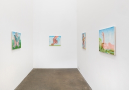 Installation view of Thoughtful Paintings, July 8 - August 27, 2021