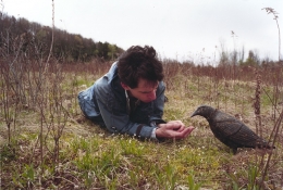 Dan with Bird, 2002, c-print&nbsp;