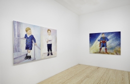 Keith Mayerson,&nbsp;My American Dream (Prologue), installation view at Derek Eller Gallery, New York