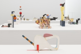 Peter Shire,&nbsp;A Survey of Ceramics: 1970s to the Present, installation view at Derek Eller Gallery, New York