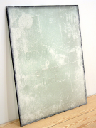 Luck, 2009, drywall dust on insulated window