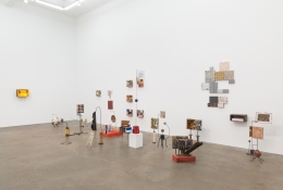 Installation view of&nbsp;New work, floor and table models, (on the floor), June 2 - July 8, 2022